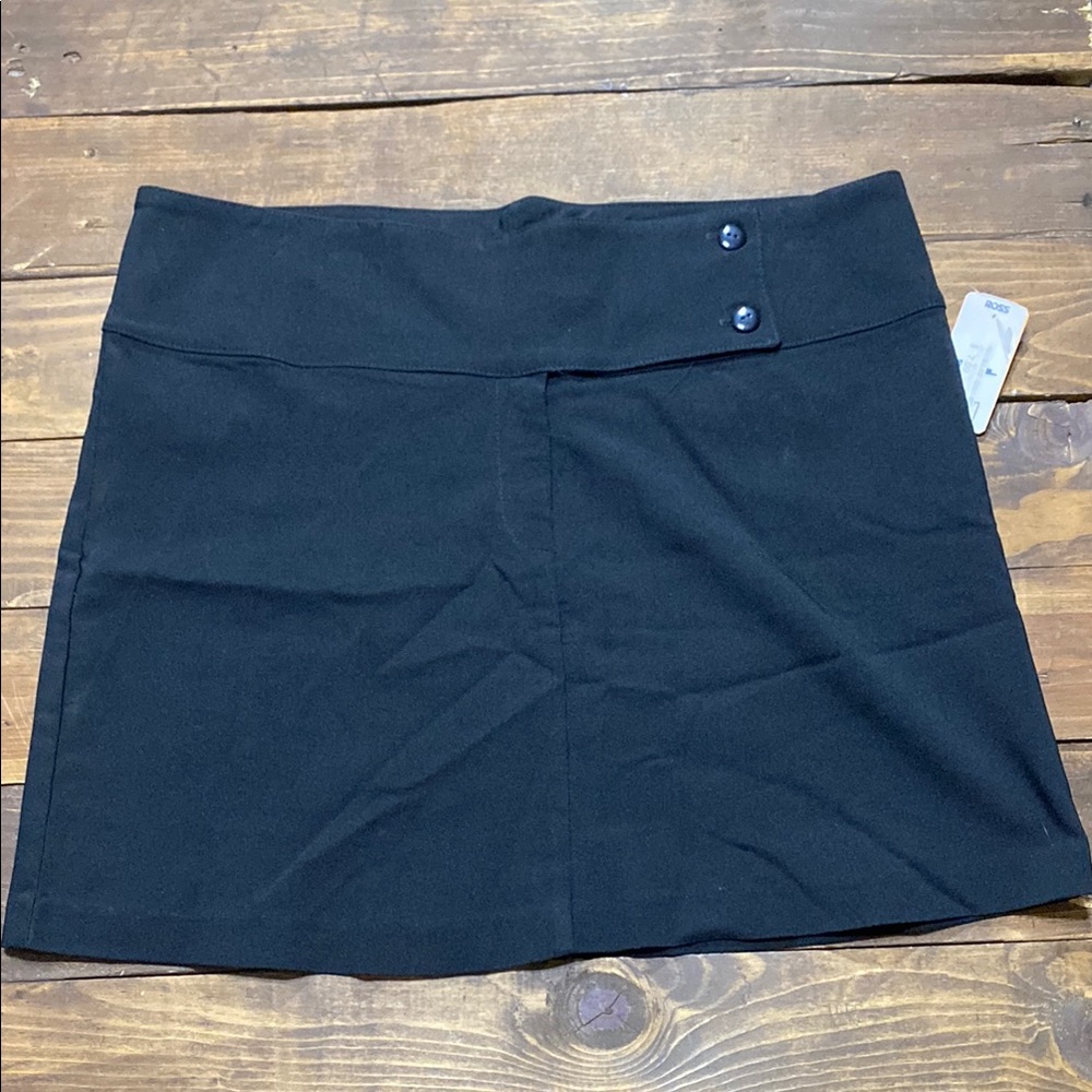 ENT Entracy Black Mini Skirt Juniors Size L NWT